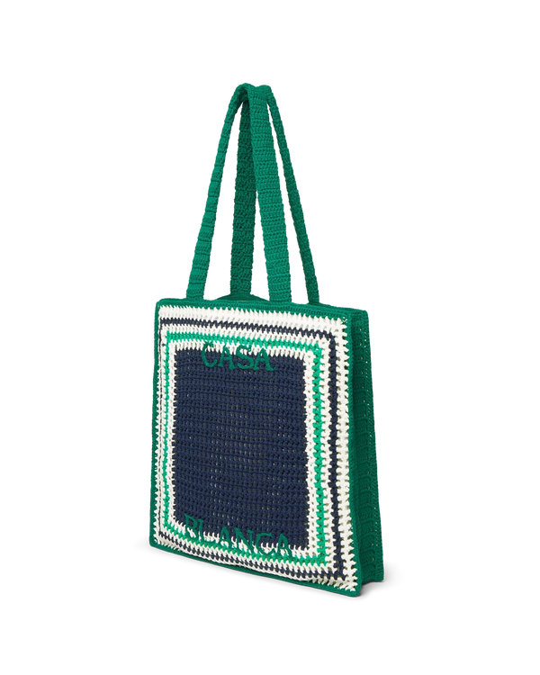 Stripe Crochet Bag