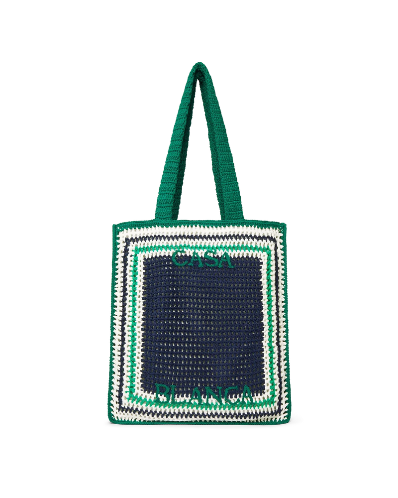 Stripe Crochet Bag