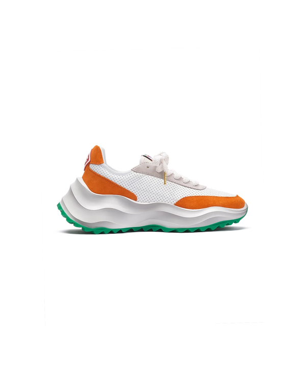 Women's Atlantis White & Clay Orange Sneaker