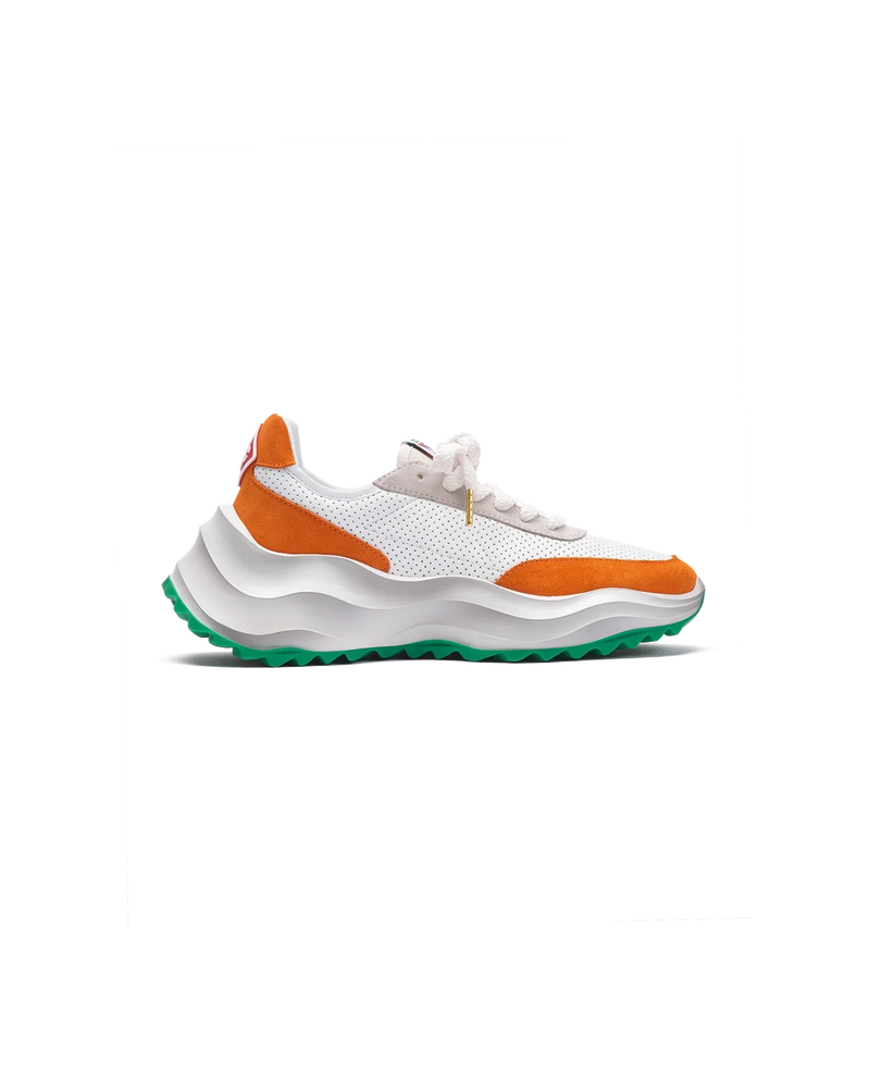 Men's Atlantis White & Clay Orange Sneaker