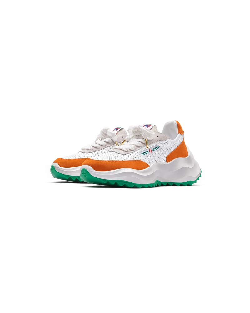 Men's Atlantis White & Clay Orange Sneaker