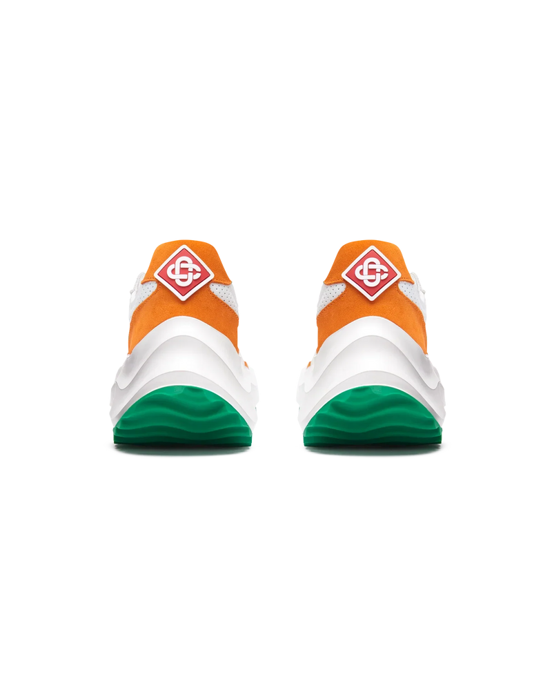 Men's Atlantis White & Clay Orange Sneaker