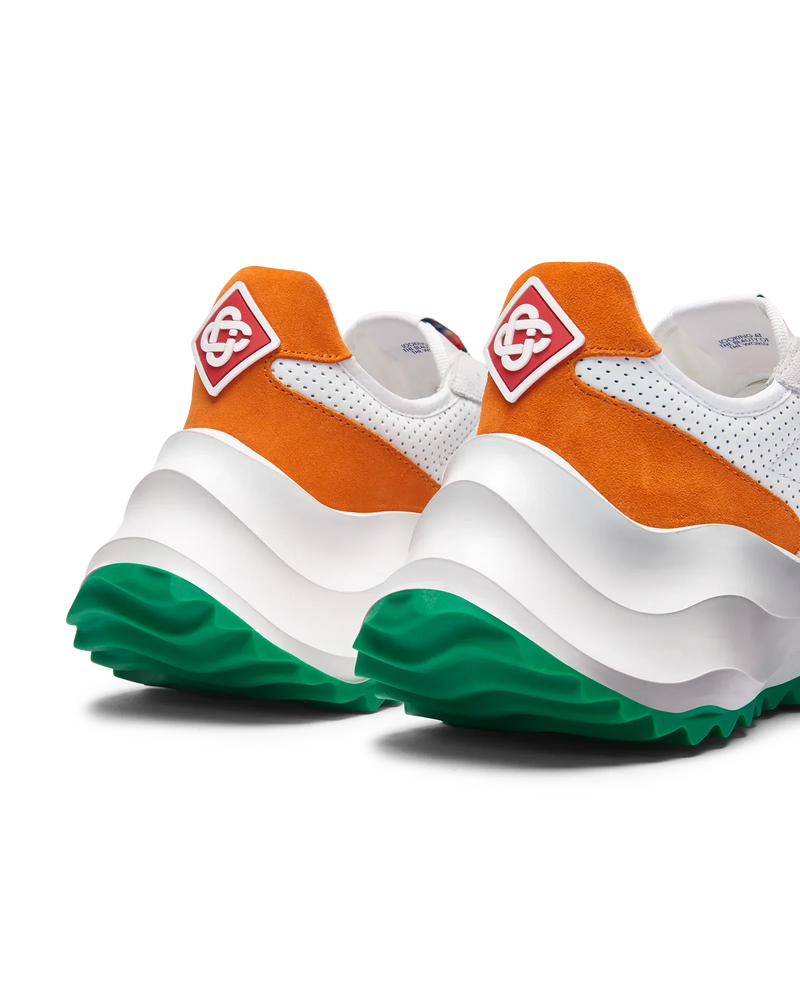 Men's Atlantis White & Clay Orange Sneaker