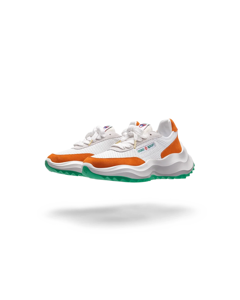 Men's Atlantis White & Clay Orange Sneaker