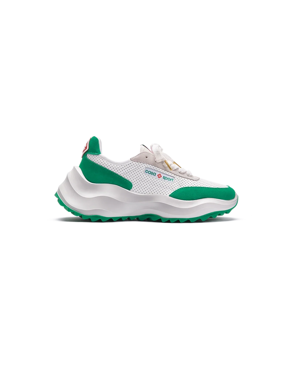 Women's Atlantis White & Tennis Green Sneaker