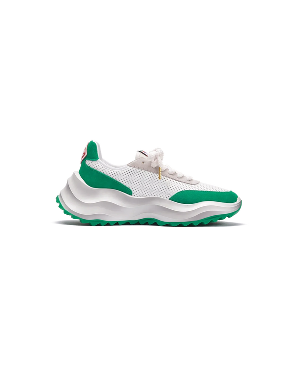 Women's Atlantis White & Tennis Green Sneaker