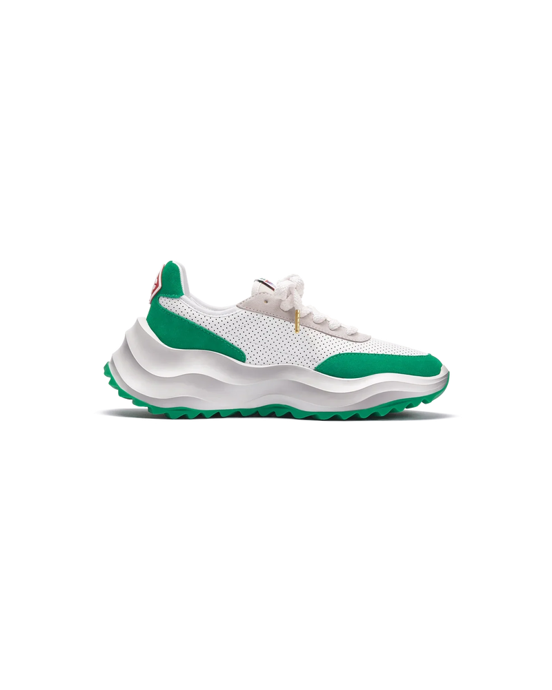Women's Atlantis White & Tennis Green Sneaker