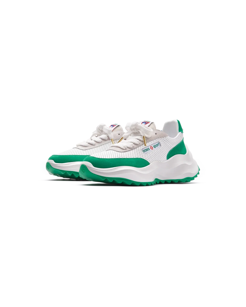 Women's Atlantis White & Tennis Green Sneaker
