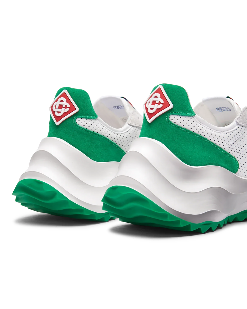 Women's Atlantis White & Tennis Green Sneaker