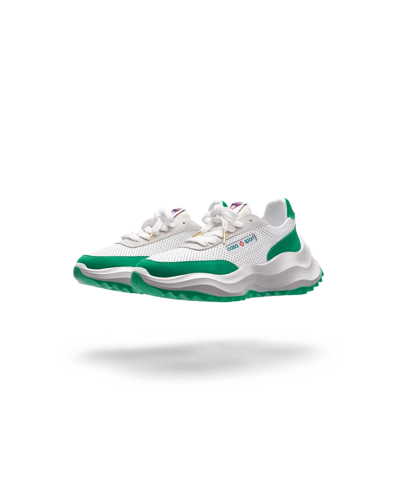 Women's Atlantis White & Tennis Green Sneaker