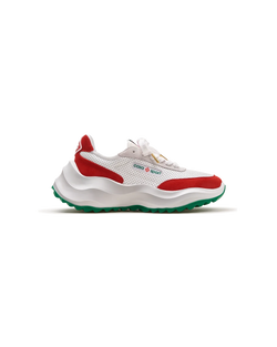 Men's Atlantis White & Red Sneaker