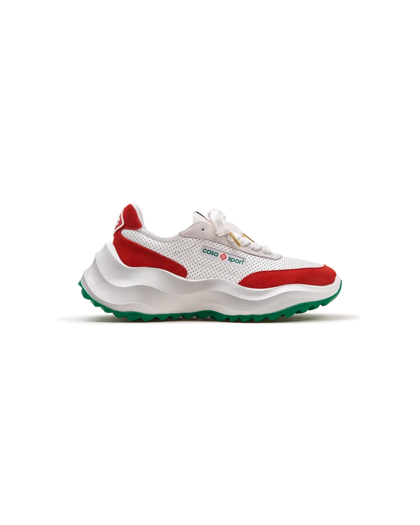 Men's Atlantis White & Red Sneaker