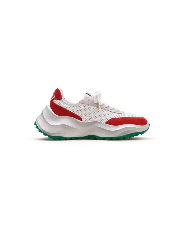 Men's Atlantis White & Red Sneaker