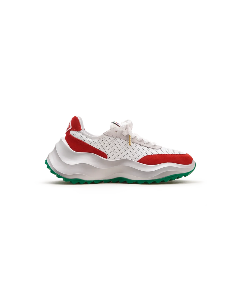 Men's Atlantis White & Red Sneaker