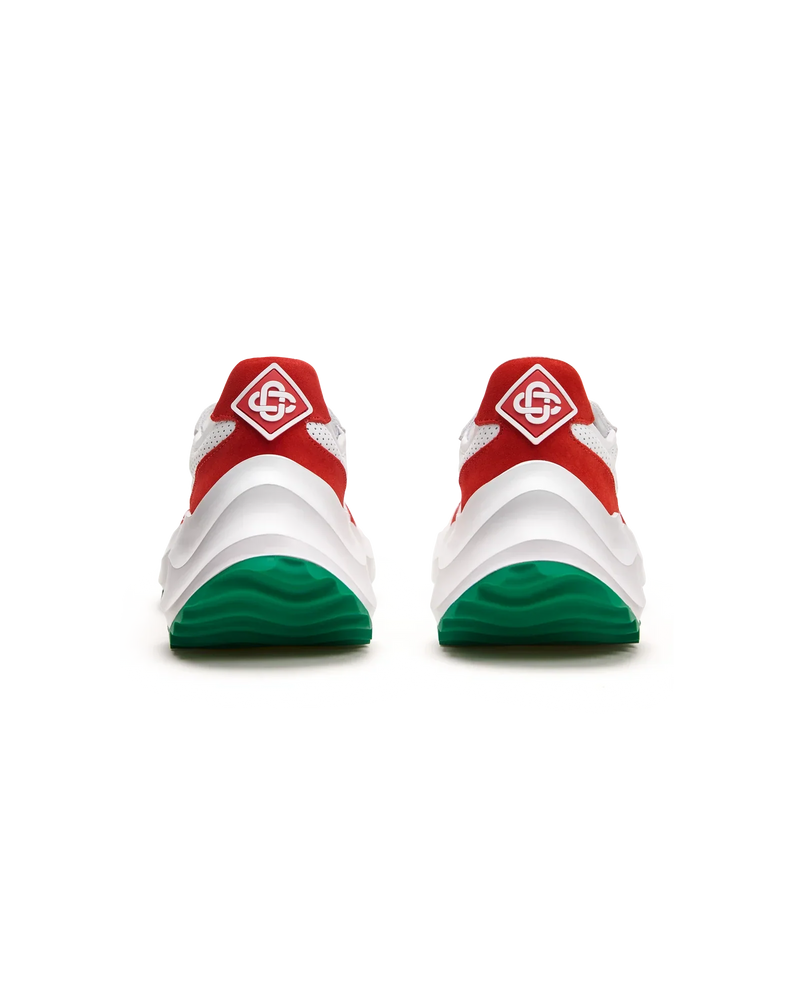 Men's Atlantis White & Red Sneaker