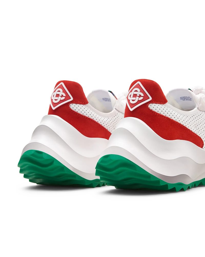 Men's Atlantis White & Red Sneaker