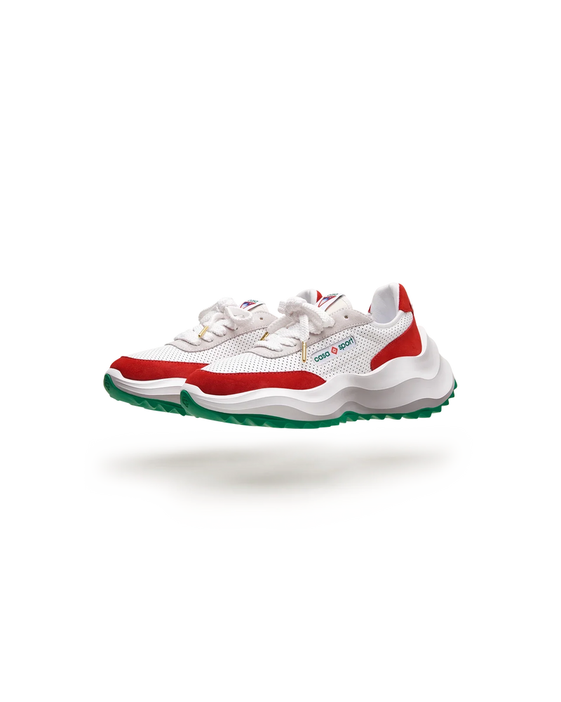 Men's Atlantis White & Red Sneaker