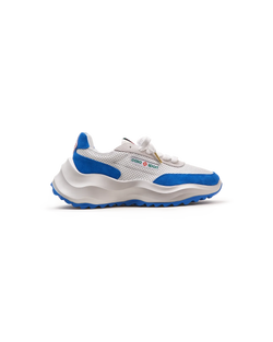 Men's Atlantis White & Blue Sneaker