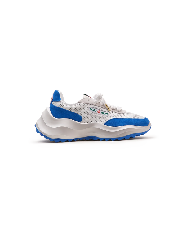 Men's Atlantis White & Blue Sneaker