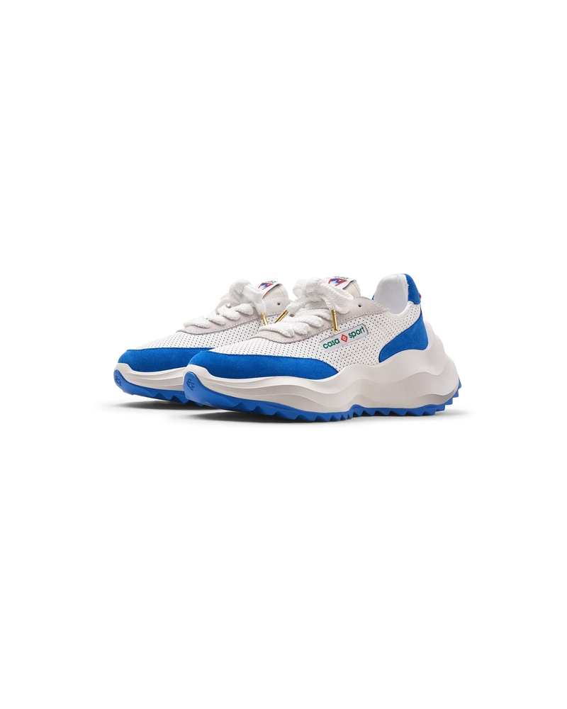 Men's Atlantis White & Blue Sneaker