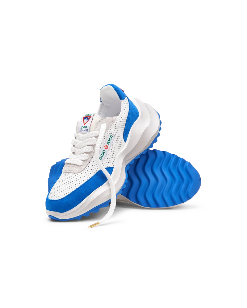 Men's Atlantis White & Blue Sneaker