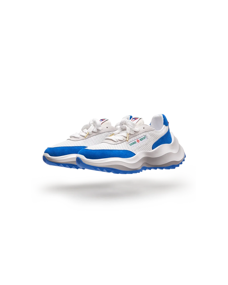 Men's Atlantis White & Blue Sneaker