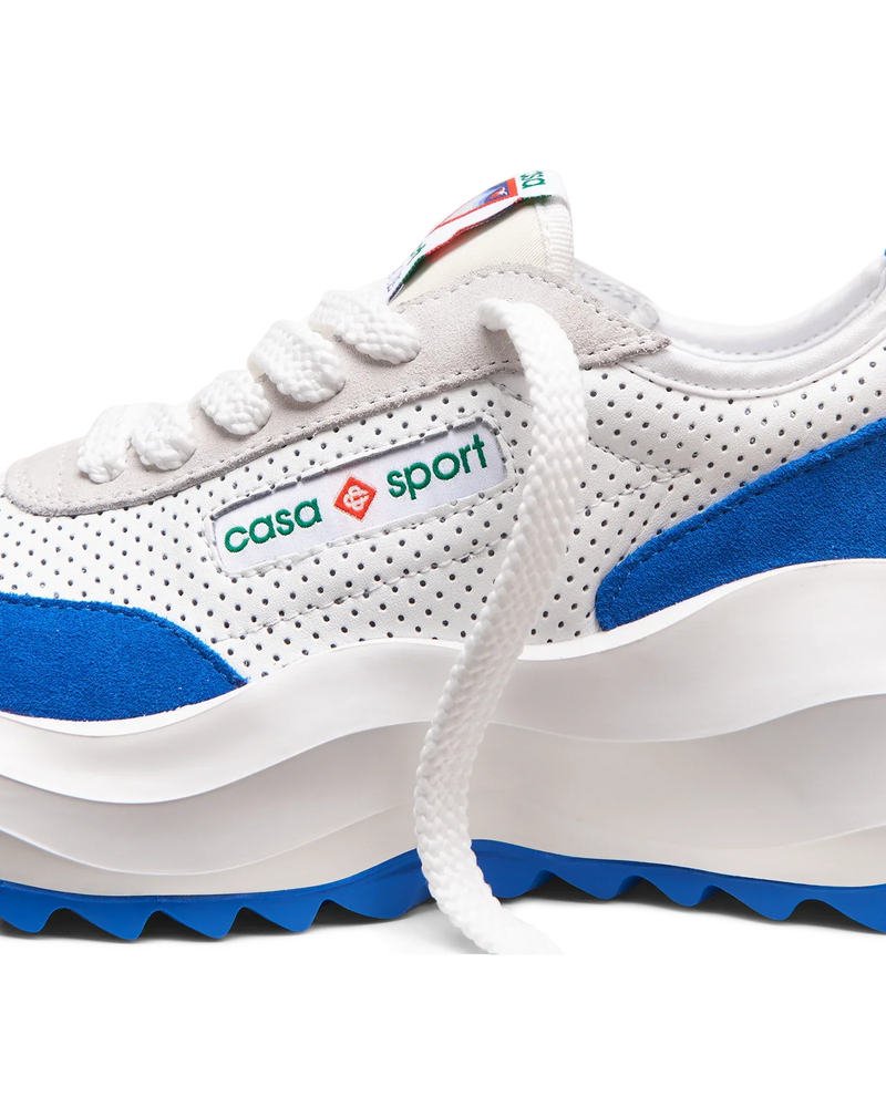 Men's Atlantis White & Blue Sneaker