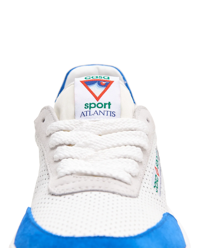 Men's Atlantis White & Blue Sneaker