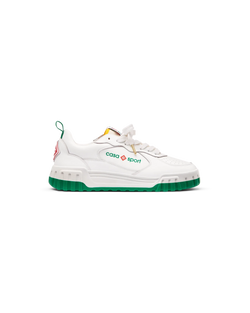 Men's Court White & Green Sneaker