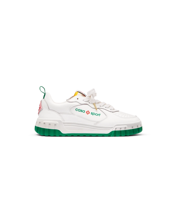 Men's Court White & Green Sneaker