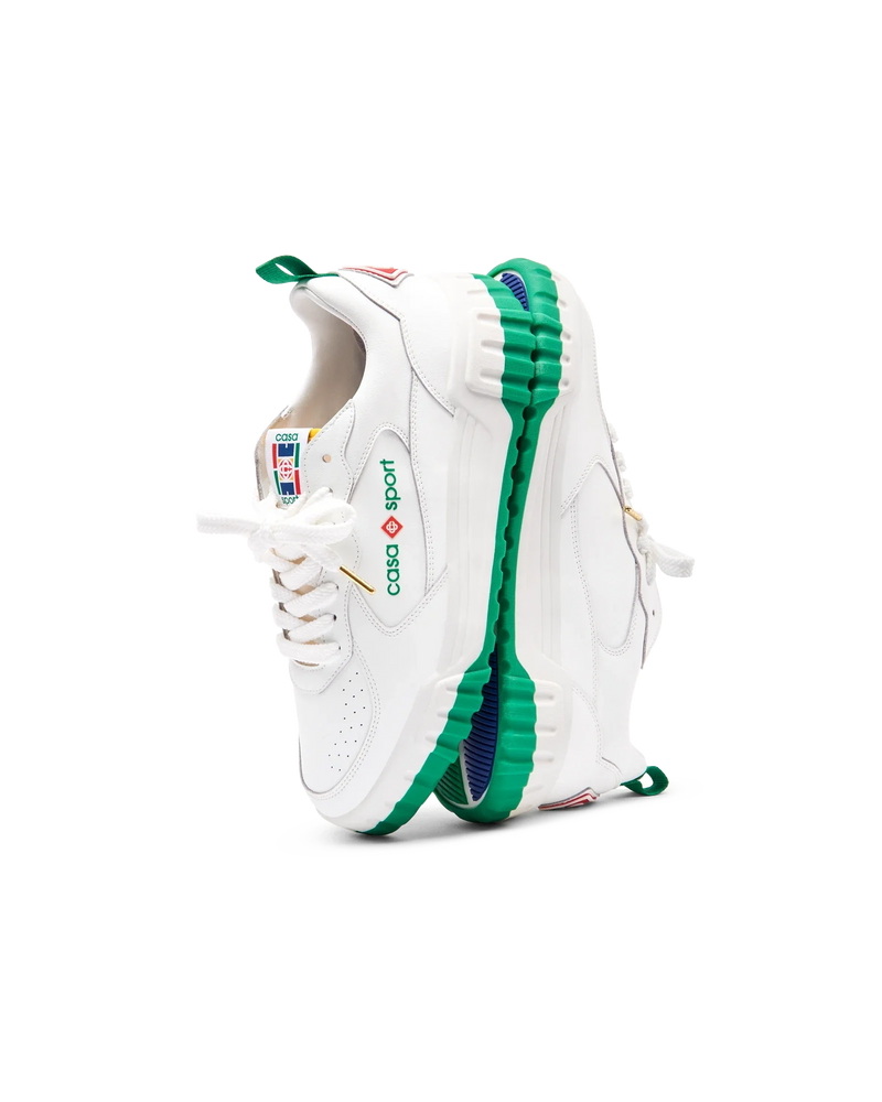 Men's Court White & Green Sneaker