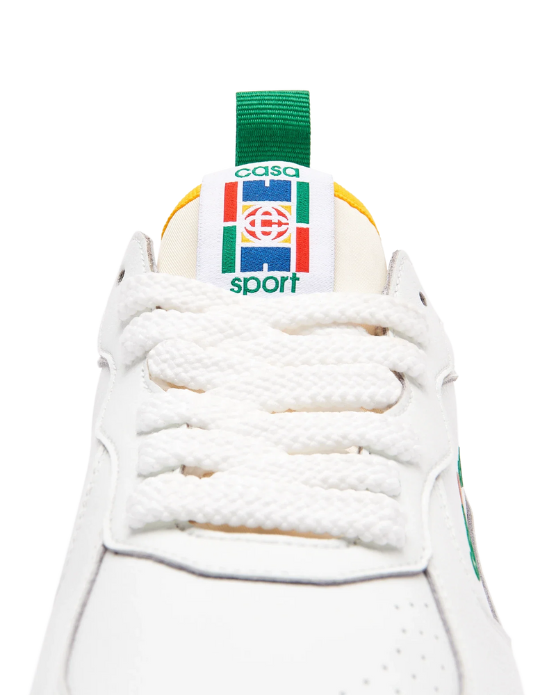 Men's Court White & Green Sneaker