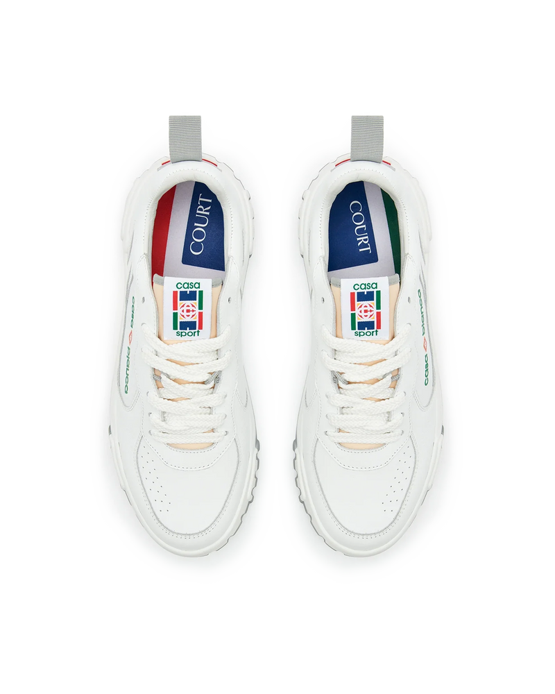 Men's Court White & Grey Sneaker