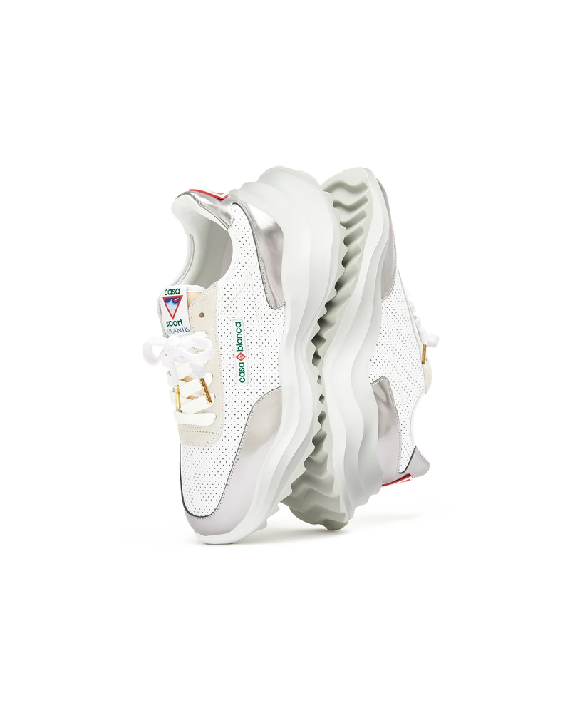 Women's Atlantis White & Chrome Sneaker