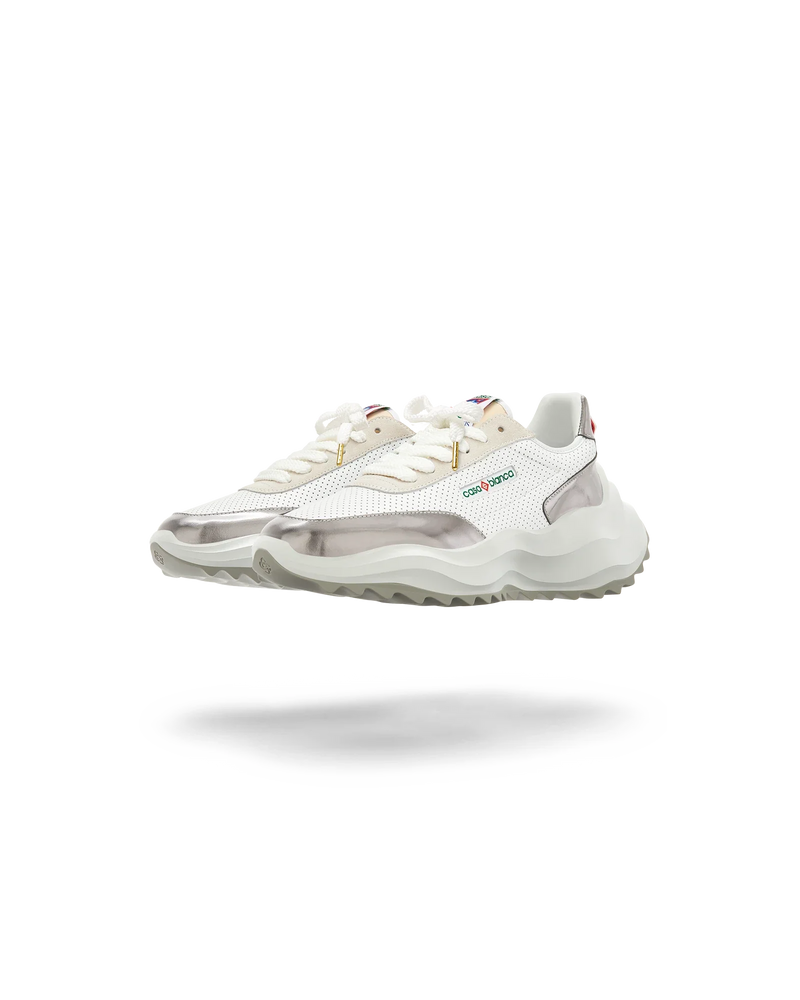 Women's Atlantis White & Chrome Sneaker