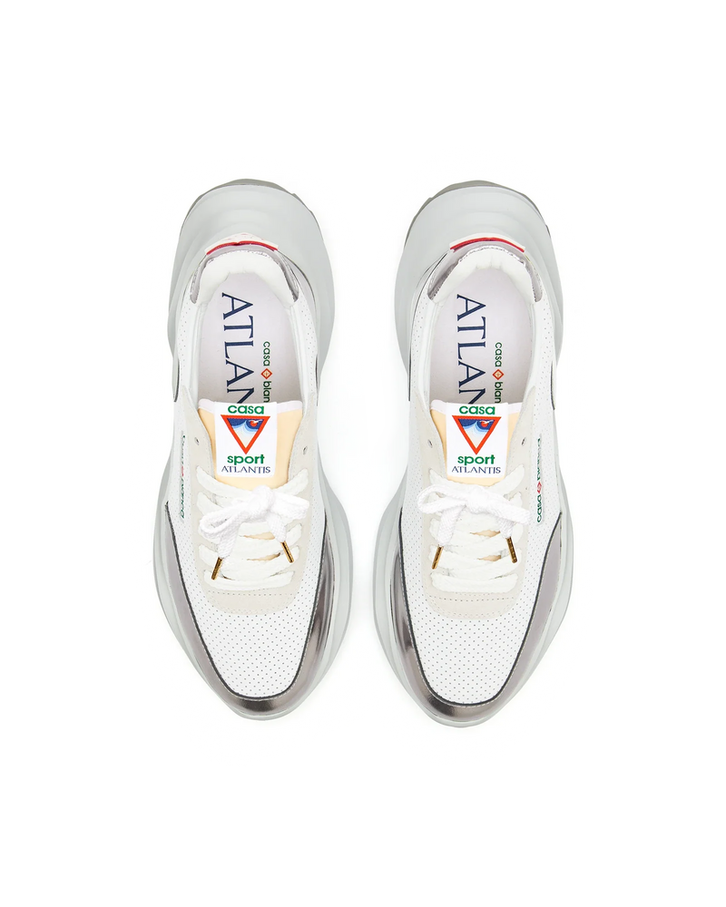 Women's Atlantis White & Chrome Sneaker