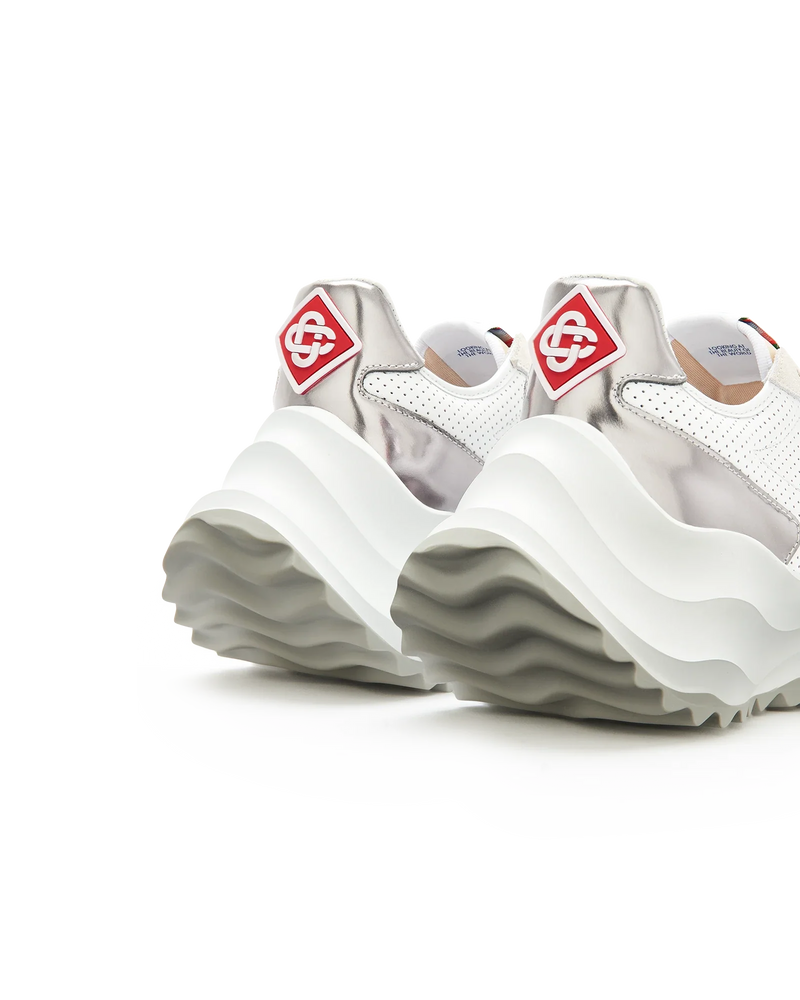 Women's Atlantis White & Chrome Sneaker