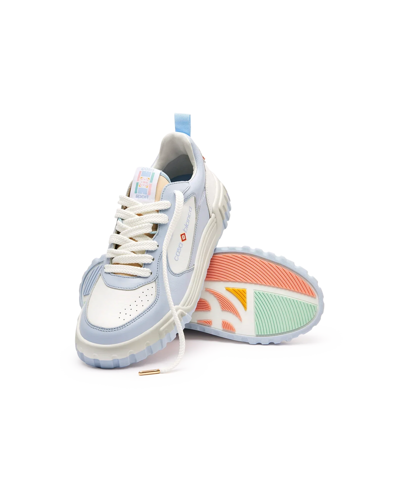 Women's Court White & Powder Blue Sneaker