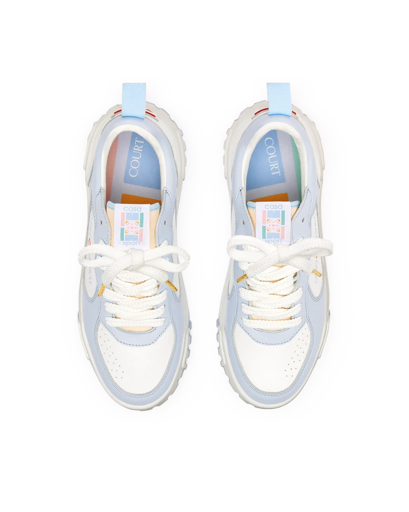 Women's Court White & Powder Blue Sneaker