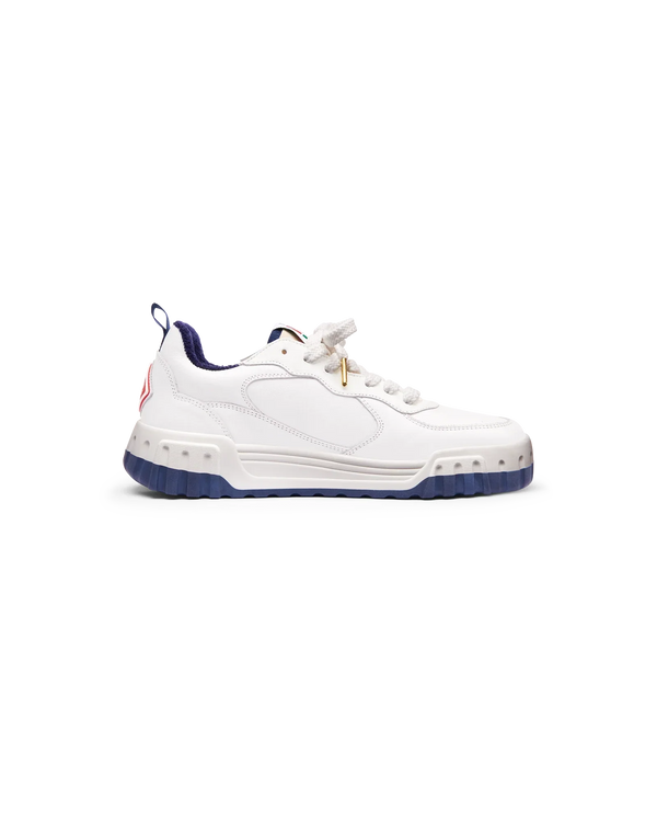 Women's Court White & Navy Sneaker