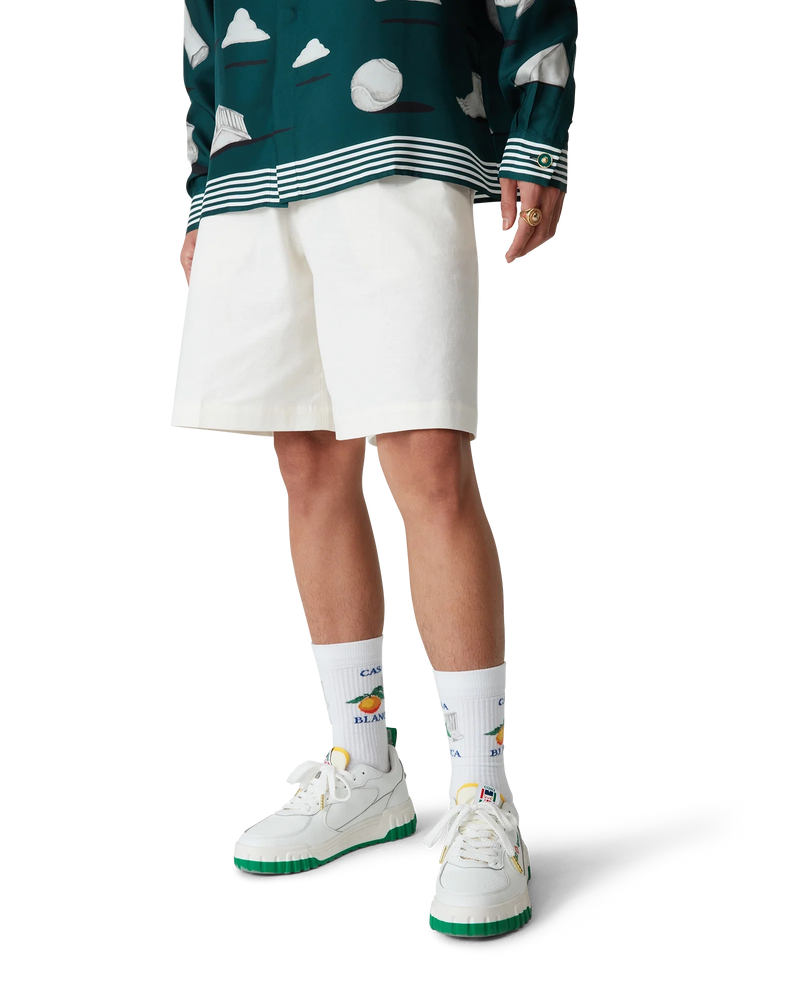Men's Court White & Green Sneaker