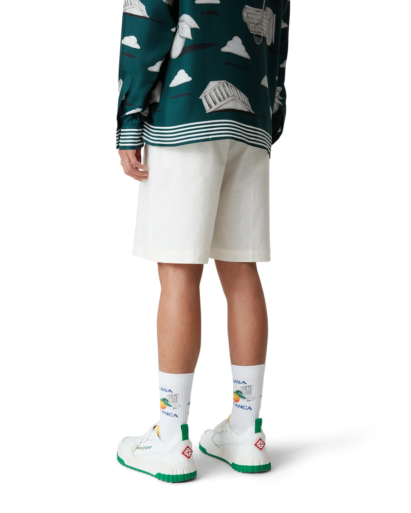 Men's Court White & Green Sneaker