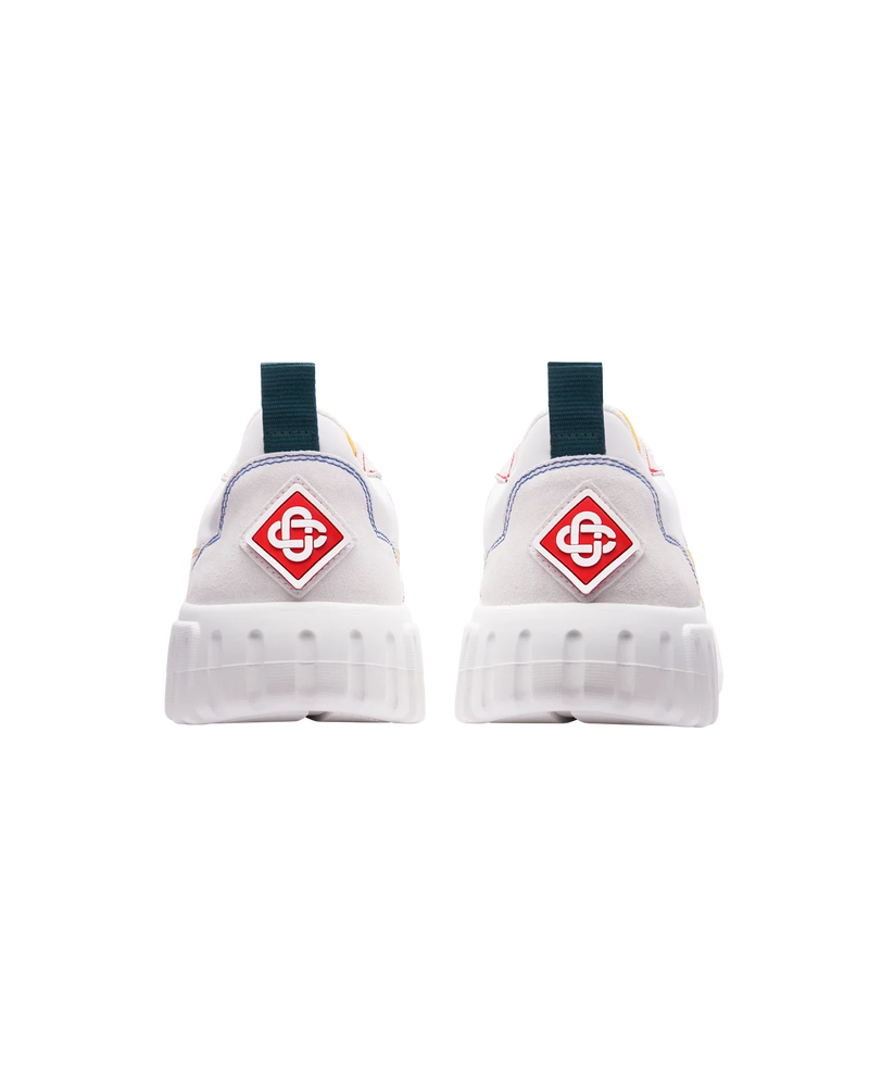 Women's Court White & Multicolour White Sneakers
