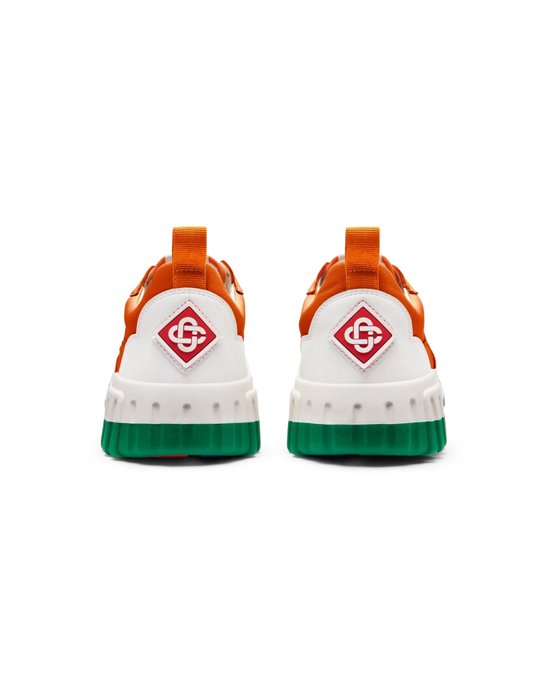 Women's Court Orange & White Sneaker