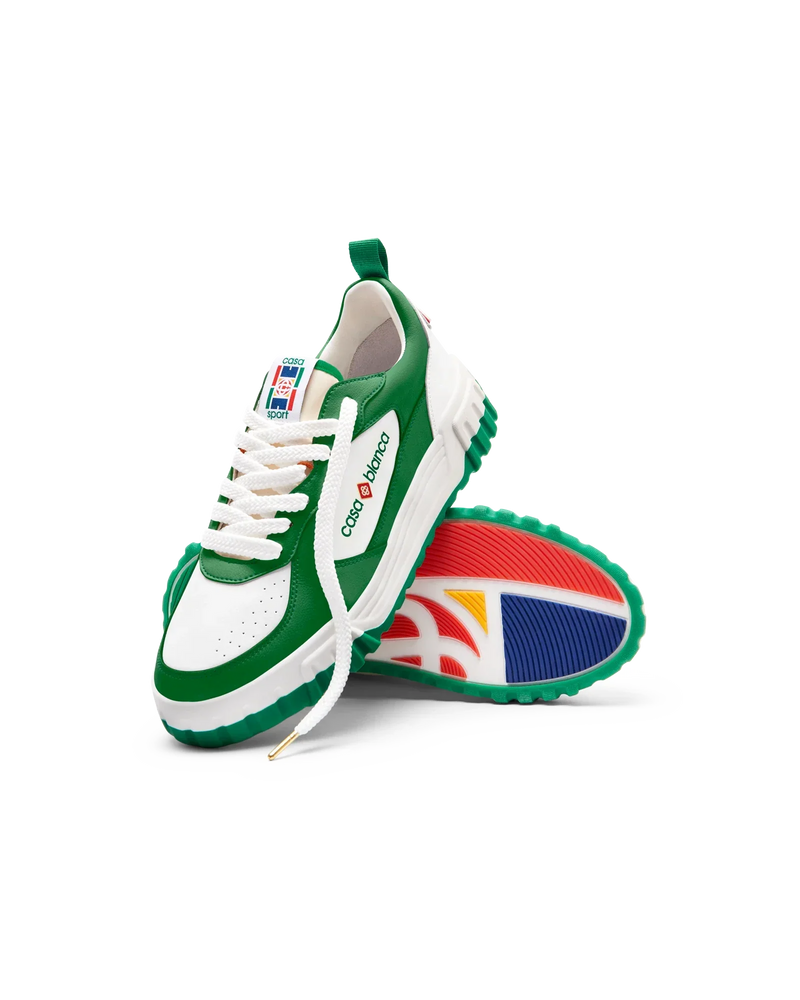 Women's Court Green & White Sneaker