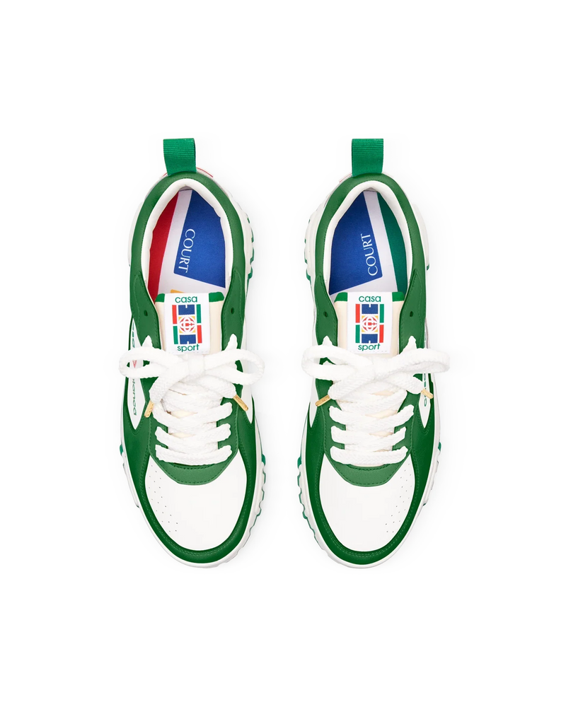 Women's Court Green & White Sneaker