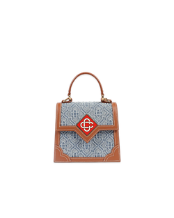 Monogram Denim Mini Jeanne Bag