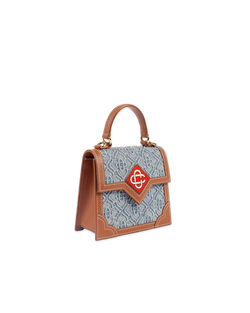 Monogram Denim Mini Jeanne Bag