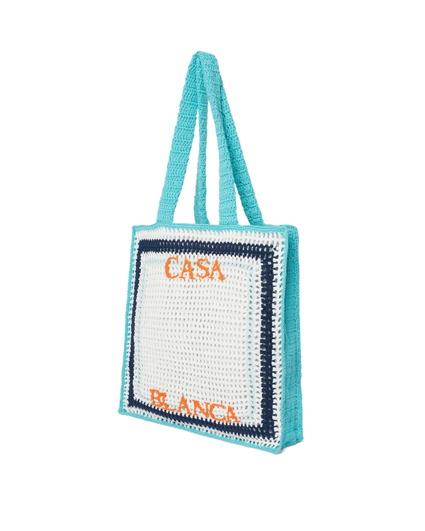 Stripe Crochet Bag