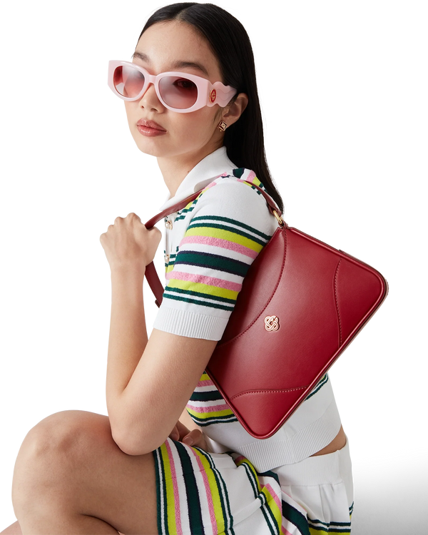 Red Jeanne Pochette Shoulder Bag